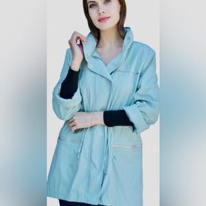 NWT Ciao Milano Kasia Rain Jacket Ether Large